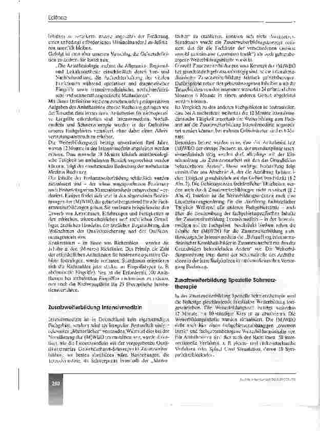 Vorschauseite 2: Die neue Weiterbildungsordnung