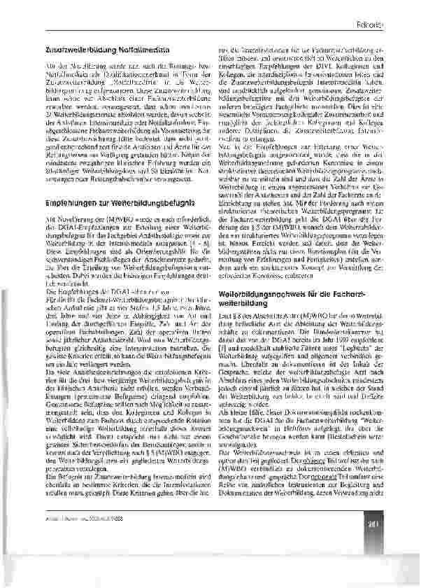 Vorschauseite 3: Die neue Weiterbildungsordnung