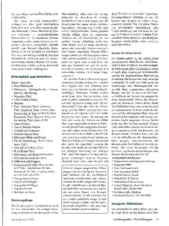 Vorschauseite 5: Amara Über die bitteren Arzneimittel