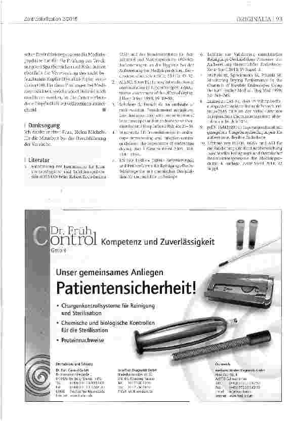Vorschauseite 4: Prüfung der Trocknung in den Kanälen flexibler Endoskope
