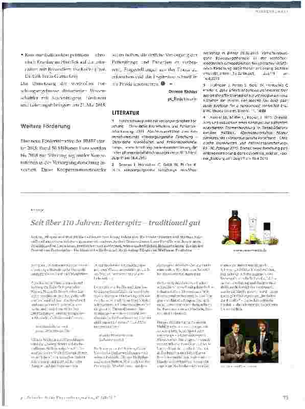 Vorschauseite 2: Chronisch Kranke besser versorgen