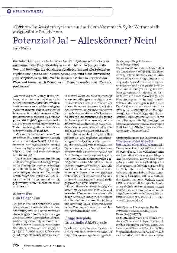 Vorschauseite 1: Potenzial? Ja! - Alleskönner? Nein!
