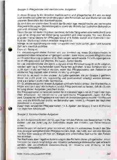 Vorschauseite 2: Helfen wollen und sparen müssen - Einschränkungen im Personalund Sachbudget und deren Auswirkungen (aus Sicht der Krankenschwester)