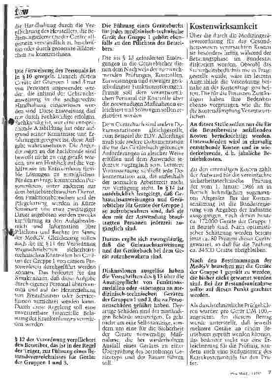 Vorschauseite 3: Was bringt die neue Medizingeräteverordnung?