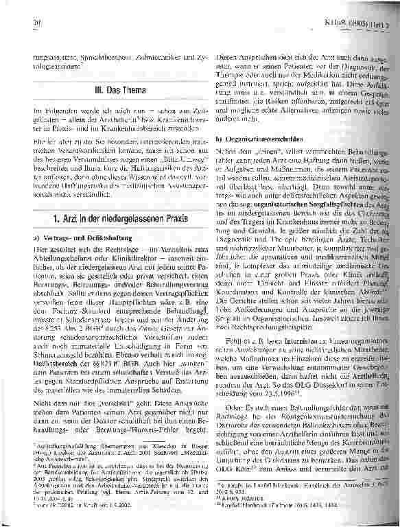 Vorschauseite 2: Zur rechtlichen Verantwortung des ärztlichen Assistenzpersonals