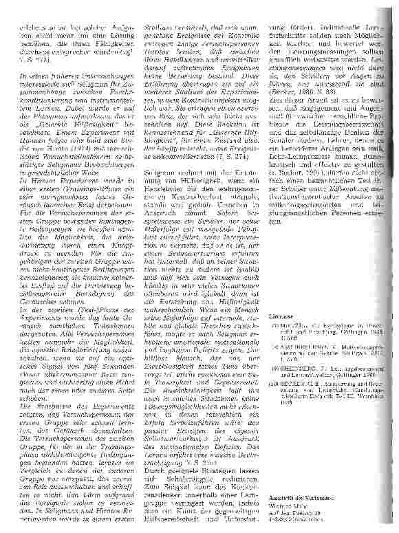 Vorschauseite 5: Zur Notwendigkeit der Berücksichtigung motivationstheoretischer Ansätze in der Unterrichtspraxis 2. Teil