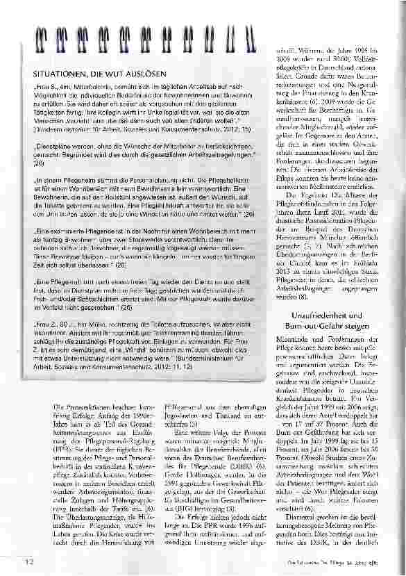 Vorschauseite 3: Was Pflegende wütend macht