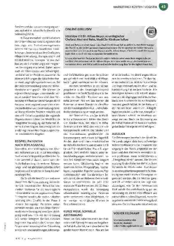 Vorschauseite 2: Akutund Rehamedizin