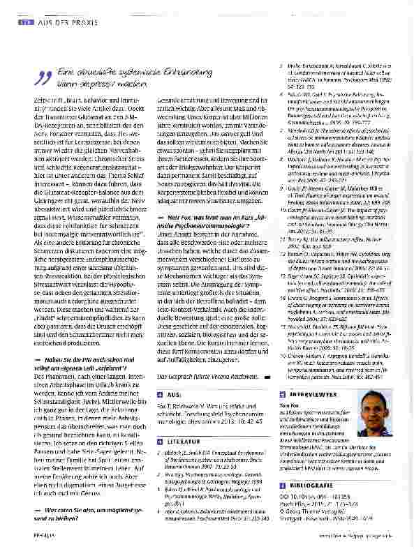 Vorschauseite 4: Was uns stärkt und schwächt