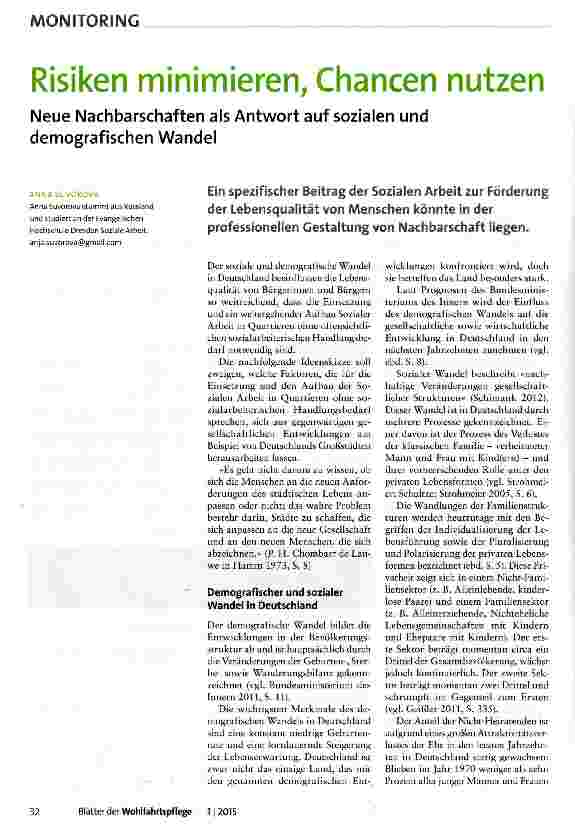 Vorschauseite 1: Risiken minimieren, Chancen nutzen