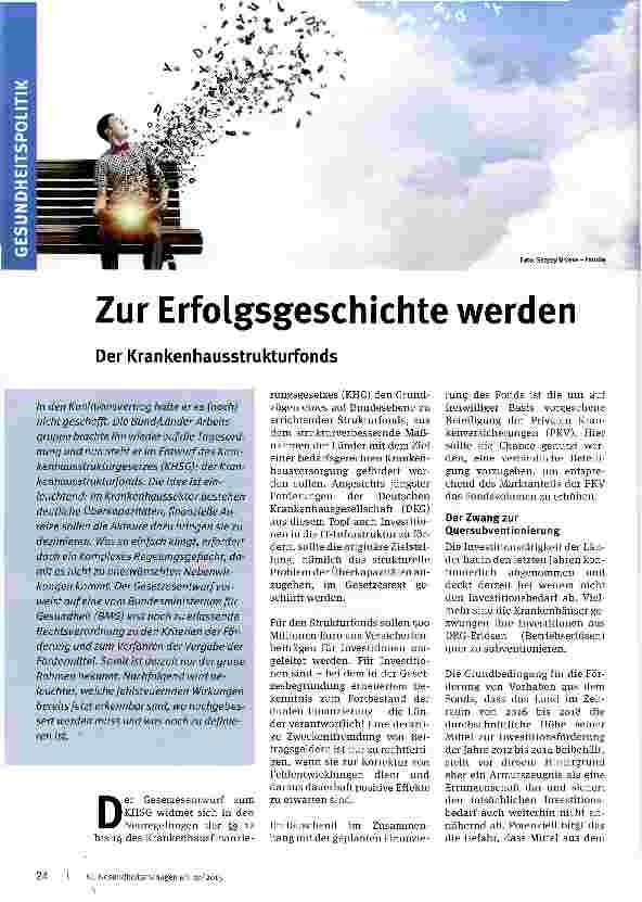 Vorschauseite 1: Zur Erfolgsgeschichte werden