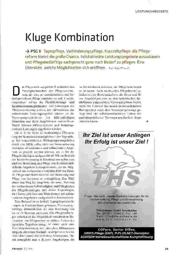 Vorschauseite 1: Kluge Kombination