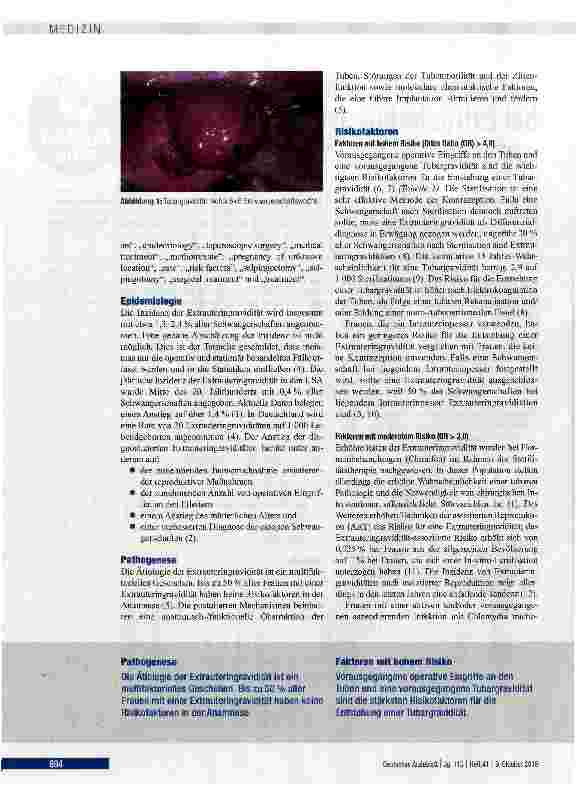 Vorschauseite 2: Diagnostik und Therapiestrategien bei Extrautenngravidität