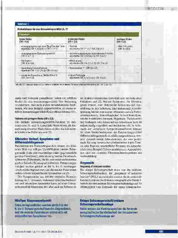 Vorschauseite 3: Diagnostik und Therapiestrategien bei Extrautenngravidität