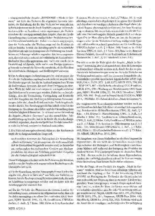 Vorschauseite 2: Kondome „Made in Germany