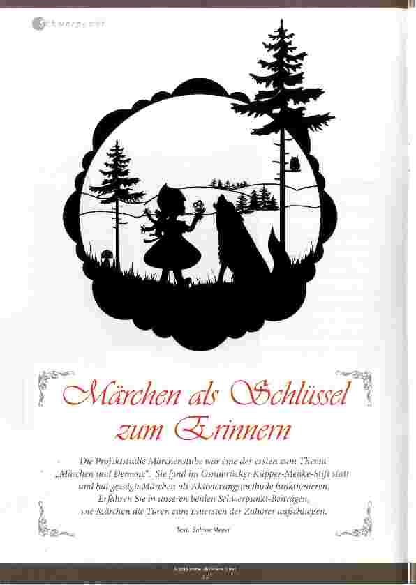 Vorschauseite 1: Märchen als Schlüssel zum Erinnern