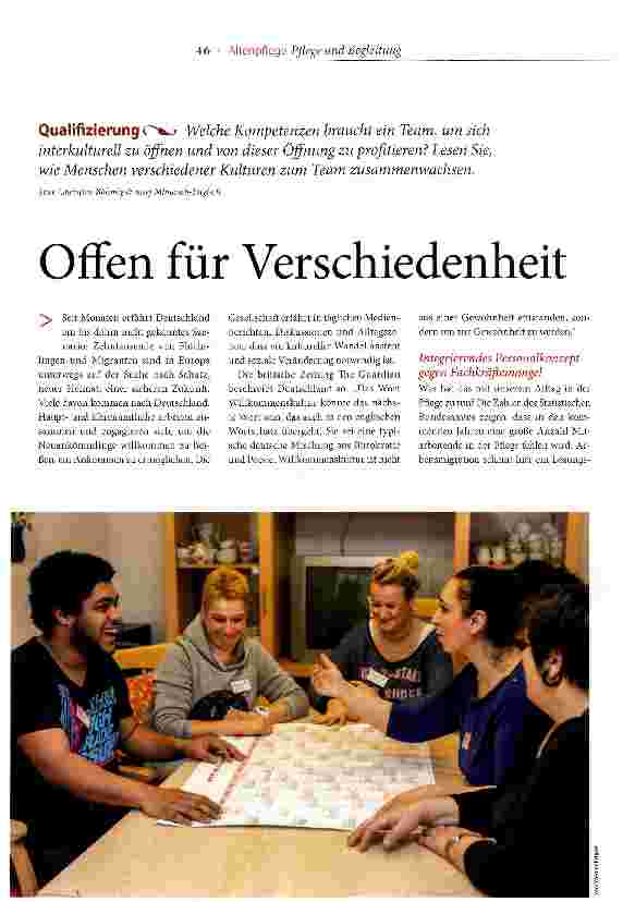 Vorschauseite 1: Offen für Verschiedenheit