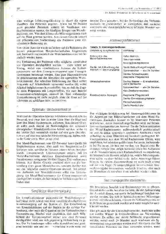 Vorschauseite 3: Prävention der Infektionen im Krankenhaus