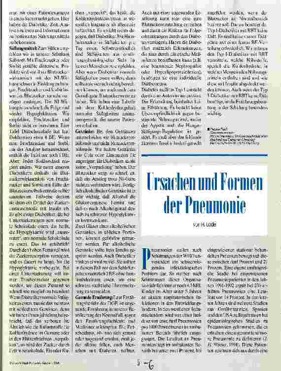 Vorschauseite 1: Ursachen und Formen der Pneumonie