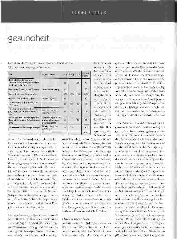 Vorschauseite 3: wie viel gesundheit braucht eine zukünftige dgks in ihrer ausbildung?