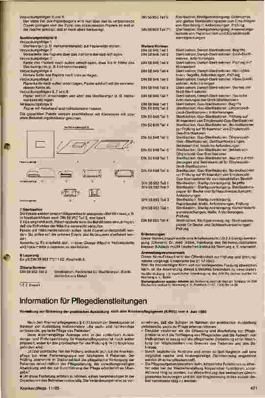 Vorschauseite 2: Sterilisation - Sterilgutversorgung Anwendungstechnik von glattem und gekrepptem Sterilgutpapier