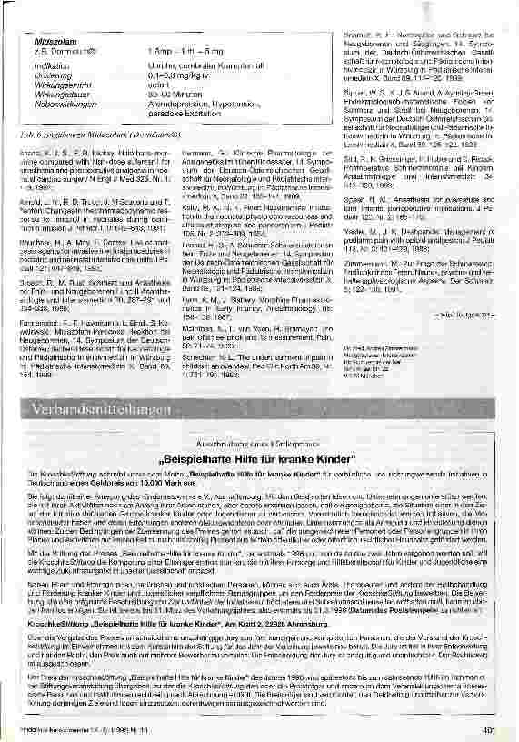 Vorschauseite 3: Sedierung und Analgesierung in der Neonatologie Teil 1