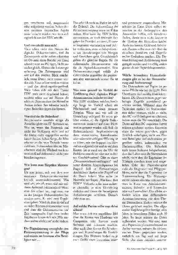 Vorschauseite 2: VIELE SEHEN NICHT DEN NUTZEN