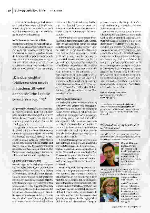 Vorschauseite 3: Ein Schultag zur seelischen Gesundheit