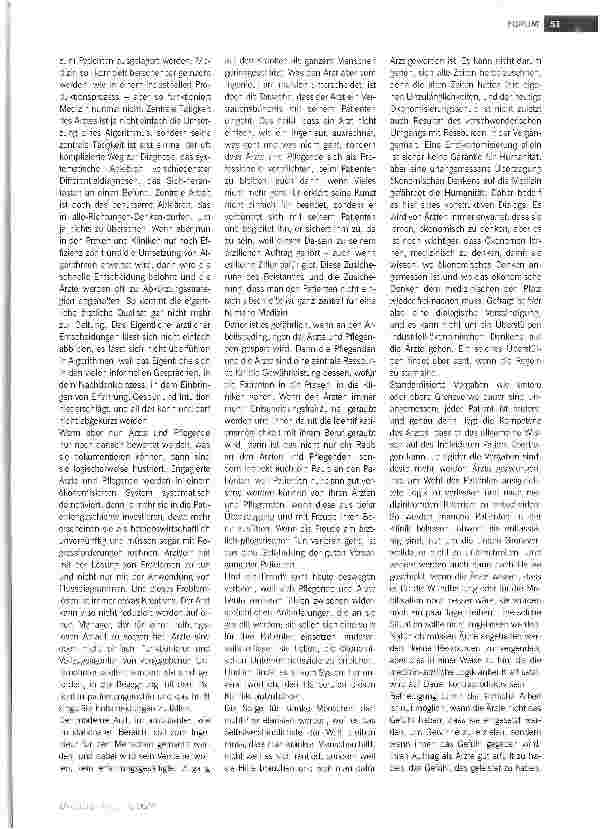 Vorschauseite 3: Die chronische Wunde -eine ethische Herausforderung