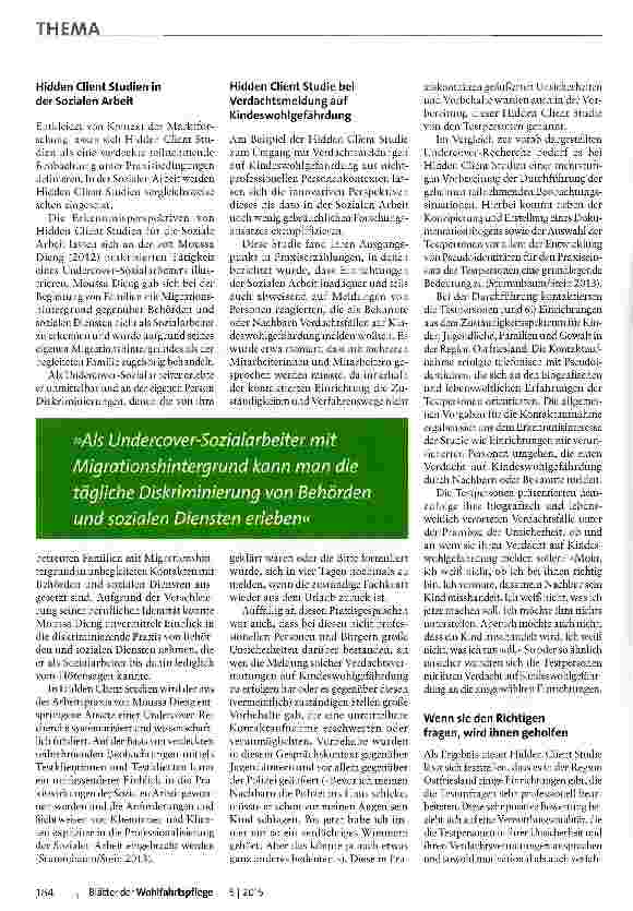 Vorschauseite 2: Nur wenn Sie die Richtigen fragen, wird ihnen geholfen