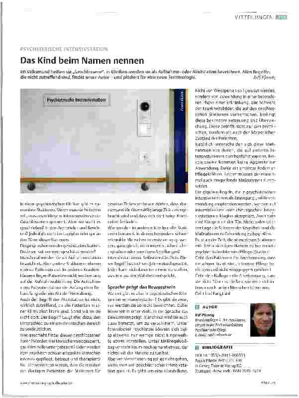 Vorschauseite 1: Das Kind beim Namen nennen