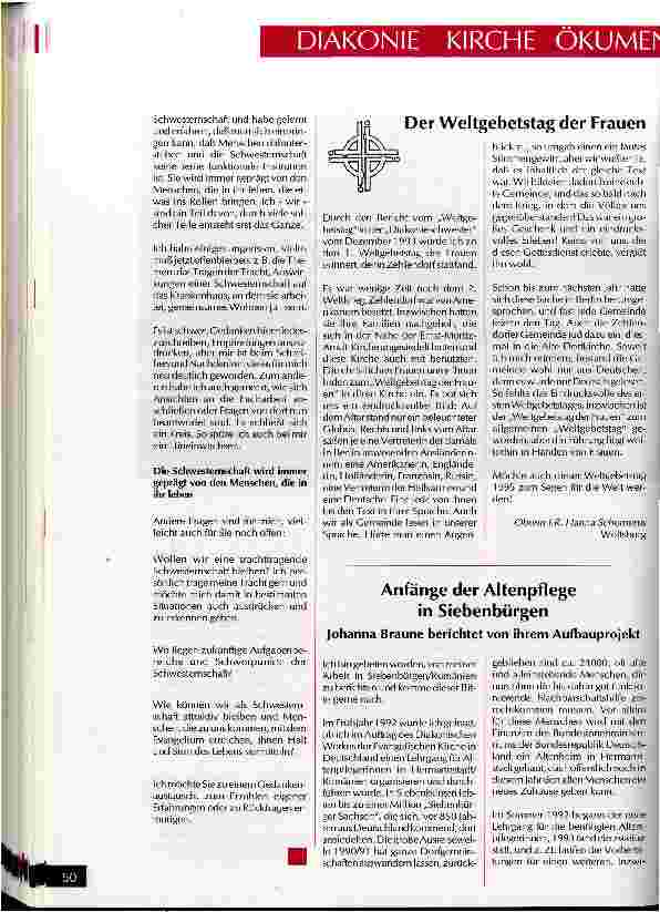 Vorschauseite 5: Die Bedeutung der Schwesternschaft für mich persönlich