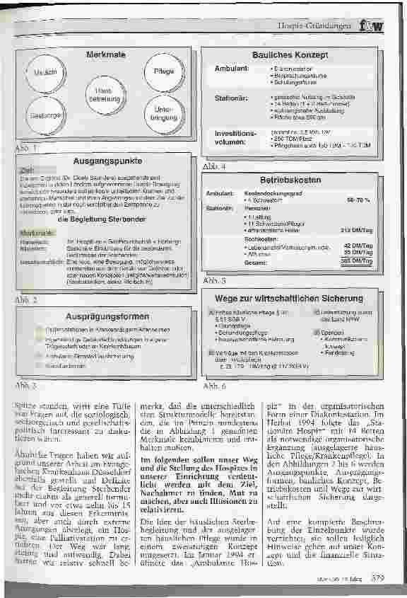 Vorschauseite 2: Hospiz-Gründungen oder Einrichung von Palliativstationen als gesellschaftliche Herausforderung