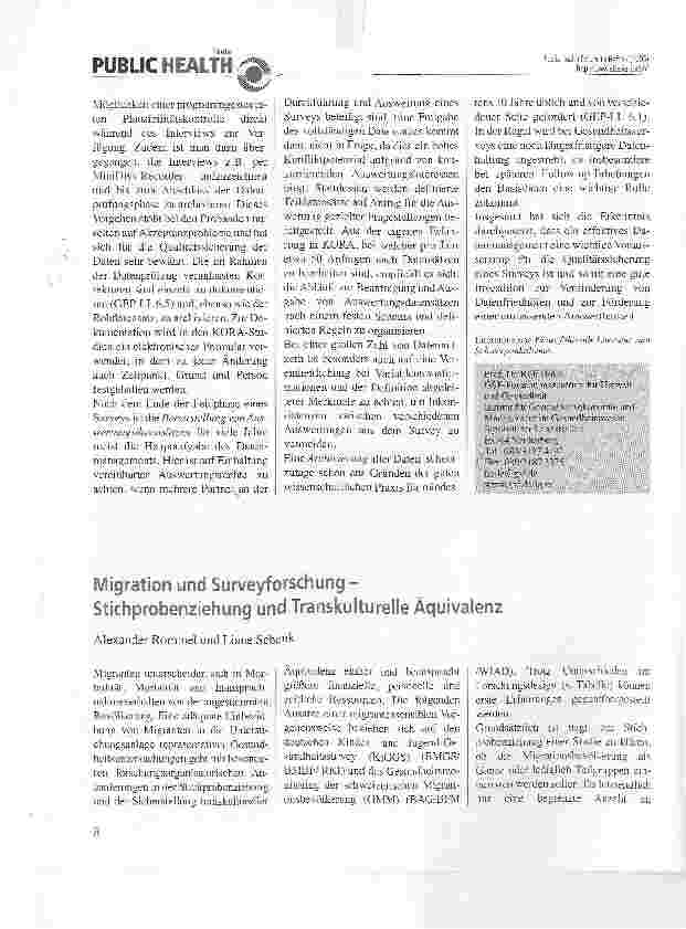 Vorschauseite 2: Effektives Datenmanagement als Qualitätsfaktor in Surveys