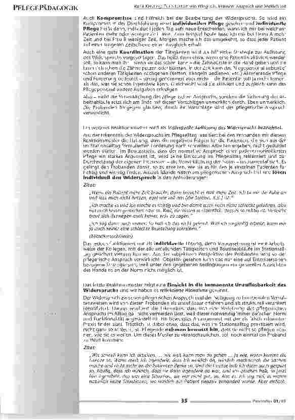 Vorschauseite 5: Zur Situation von Pflegeschülerinnen: Anspruch und Wirklichkeit