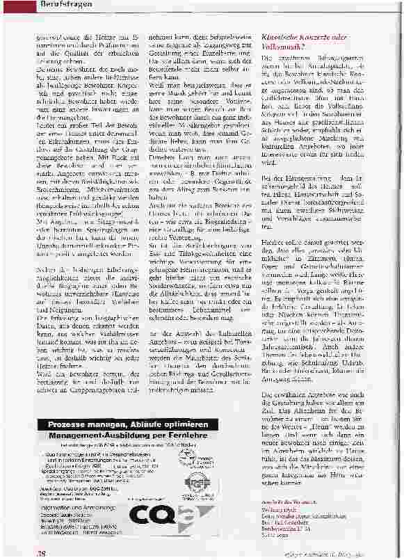 Vorschauseite 3: Damit das Heim ein Zuhause wird