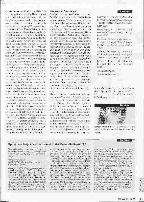 Vorschauseite 3: Beziehung pflegen. Rollen in der spitalexternen Pflege