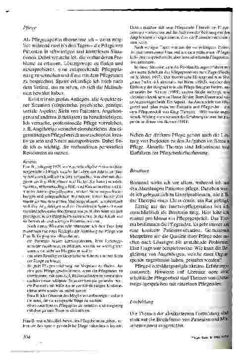 Vorschauseite 4: Oberschwester und Pflegeexpertin - eine erfolgreiche Zusammenarbeit ist möglich