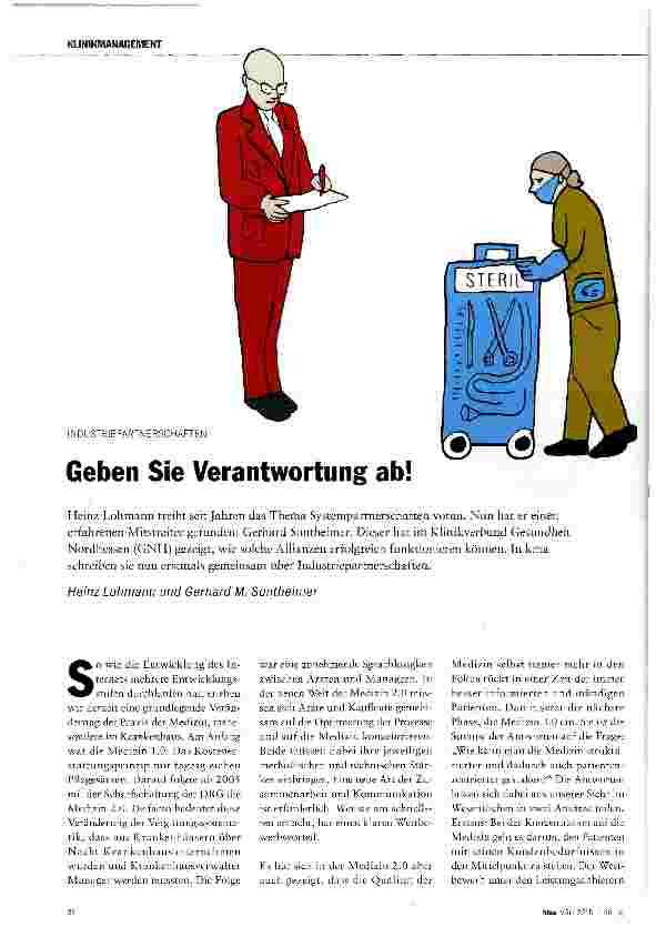 Vorschauseite 1: Geben Sie Verantwortung ab!