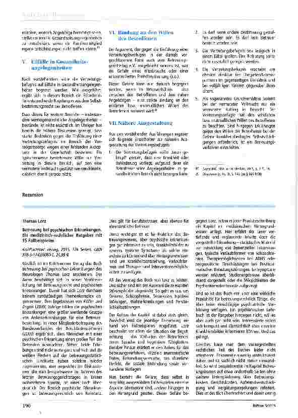 Vorschauseite 3: Überlegungen zur Vertretungsbefugnis für Angehörige