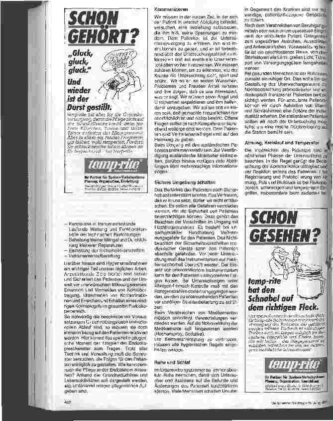 Vorschauseite 2: Das Berufsbild des Krankenpflegepersonals in der Endoskopie