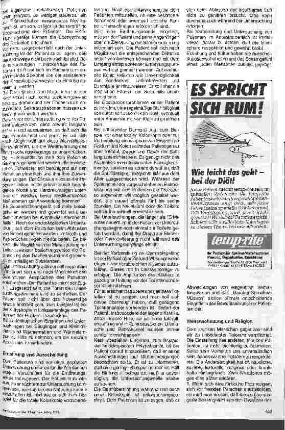 Vorschauseite 3: Das Berufsbild des Krankenpflegepersonals in der Endoskopie
