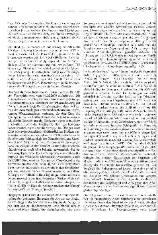 Vorschauseite 2: Zur Rechtswidrigkeit von Therapiehinweisen