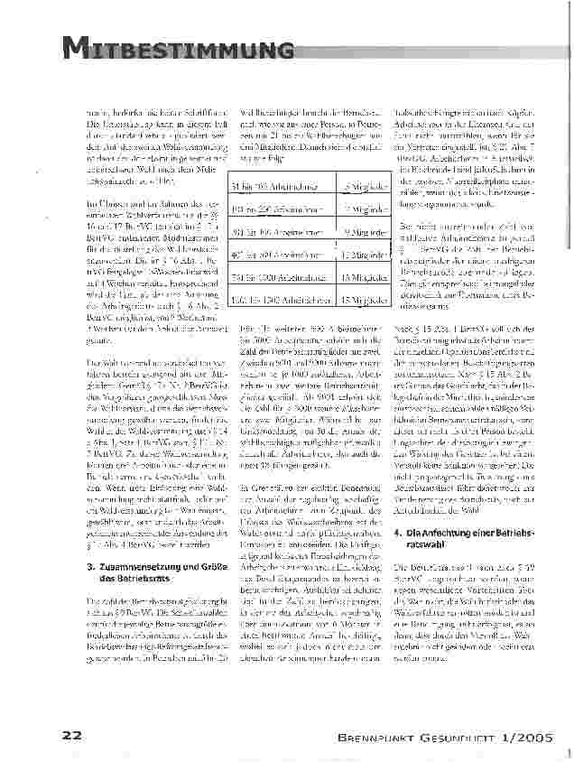 Vorschauseite 5: Die Errichtung eines Betriebsrats