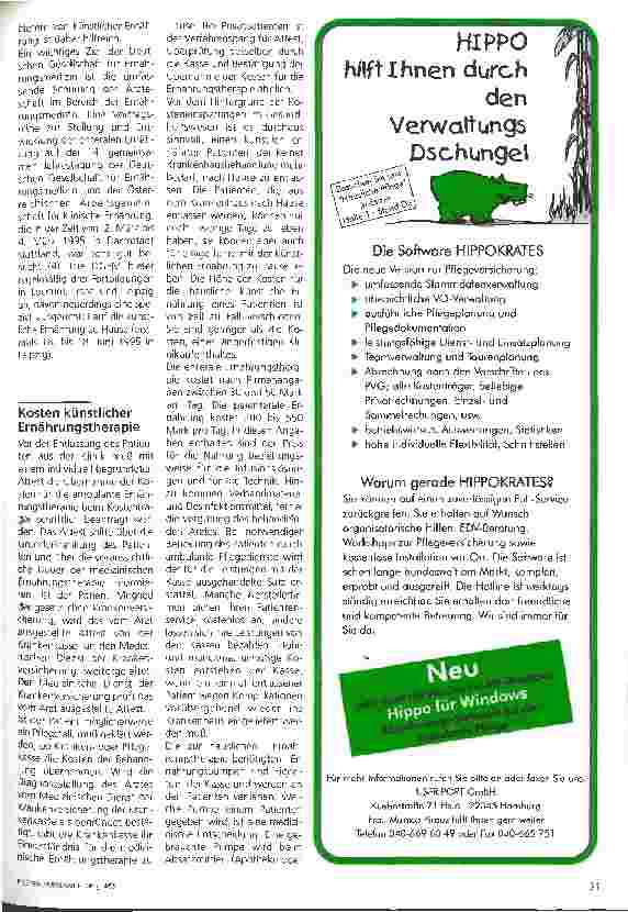 Vorschauseite 5: Enterale und parenterale Ernährung zu Hause 2. Teil