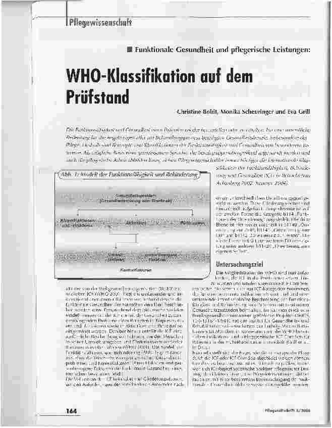 Vorschauseite 1: WHO-Klassifikation auf dem Prüfstand