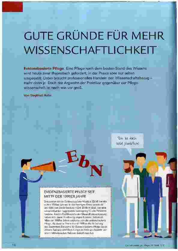 Vorschauseite 1: GUTE GRÜNDE FÜR MEHR WISSENSCHAFTLICH KEIT
