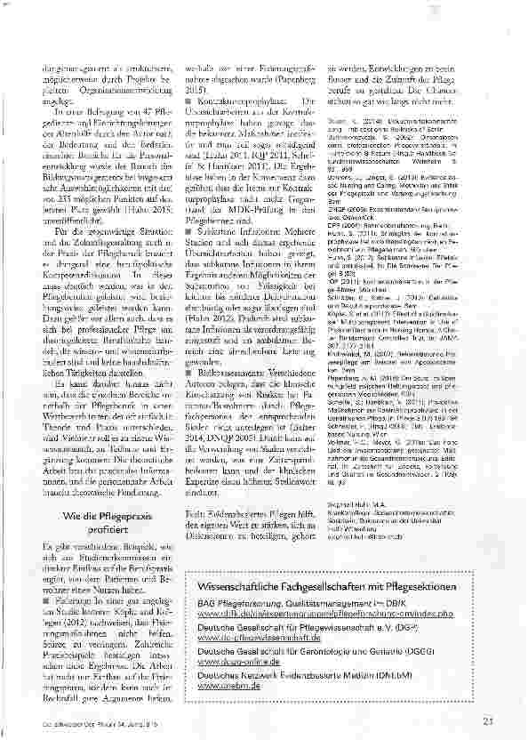 Vorschauseite 4: GUTE GRÜNDE FÜR MEHR WISSENSCHAFTLICH KEIT