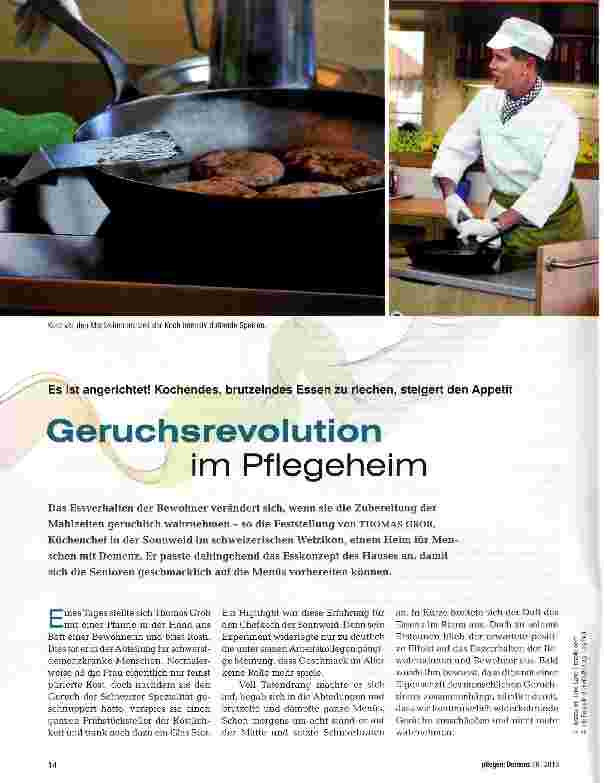 Vorschauseite 1: Geruchsrevolution im Pflegeheim