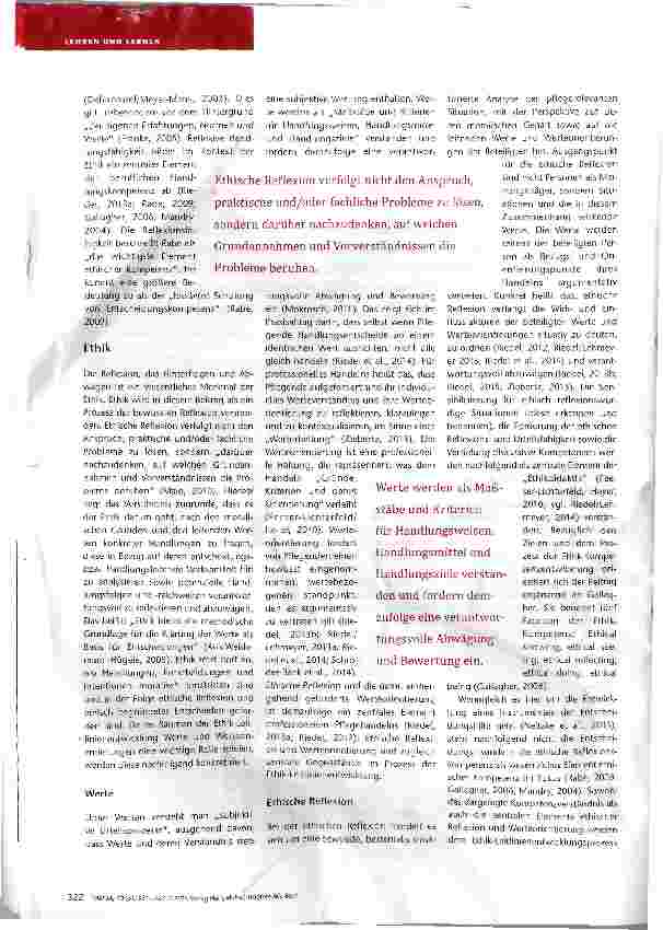 Vorschauseite 2: Vertiefung von Ethik-Kompetenzen